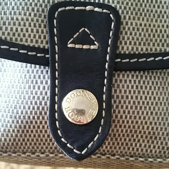 Dooney & Bourke Signature Snap Flap Wristlet Purse - Picture 3 of 4